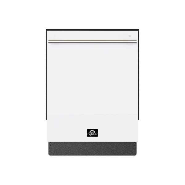 FORNO - Romano Espresso 24&quot; Built-In White Dishwasher