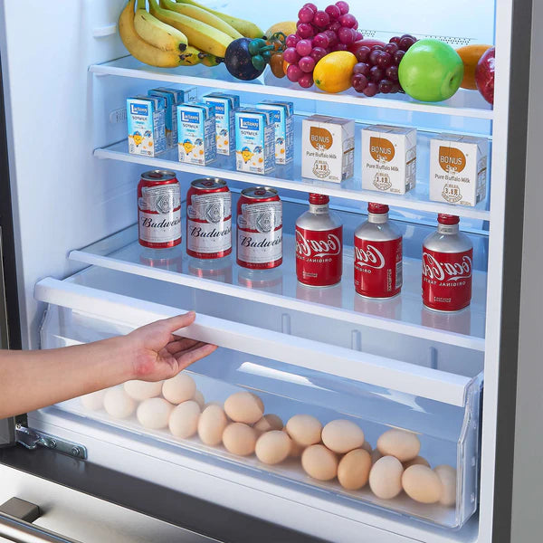 FORNO - Milano 2-Piece 62-Inch Freestanding Dual Bottom Freezer Refrigerator, Stainless Steel – 34.4 cu.ft, Touch Control, Ice Maker