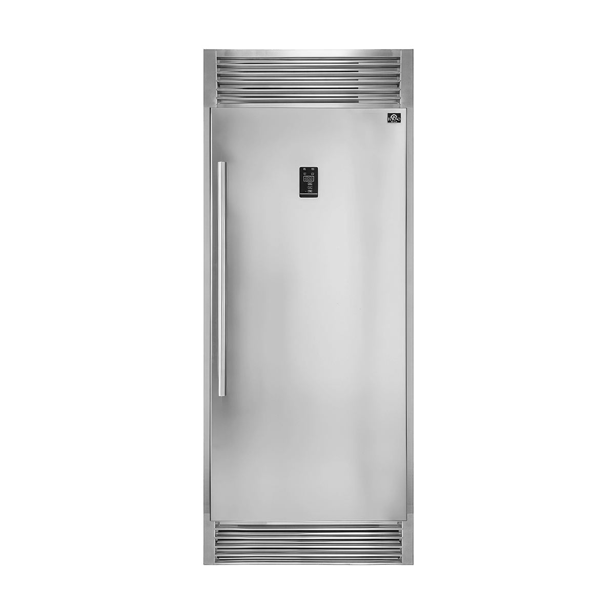 FORNO - Rizzuto 32″ Right Hand Swing Open 13.8 Cu.Ft. Stainless Steel Dual Zone Refrigerator/Freezer