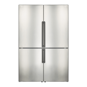 FORNO - Freestanding 48 Inch Side by Side Bottom Mount Freezer Refrigerator with 22.2 Cubic Ft. Total Capacity Combo