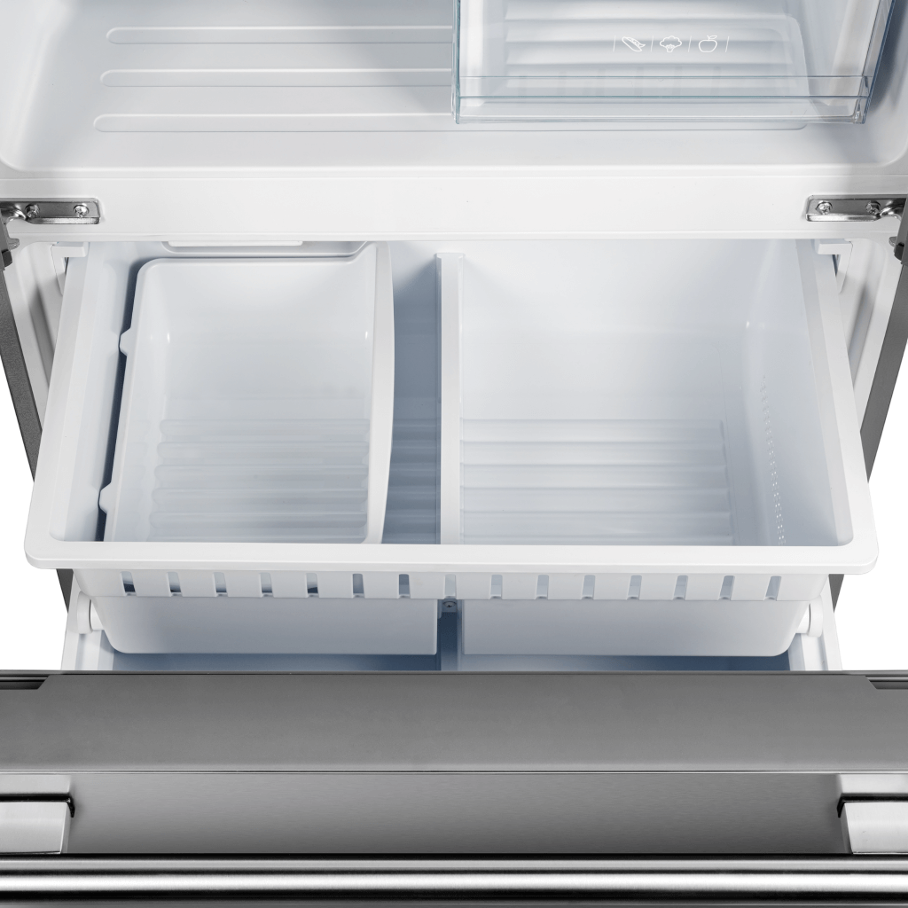 FORNO - 30&quot; No Frost Refridgerator French Door 17.5cf. VCM Stainless Steel with Ice Maker