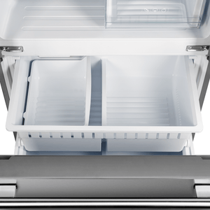 FORNO - 30" No Frost Refridgerator French Door 17.5cf. VCM Stainless Steel with Ice Maker