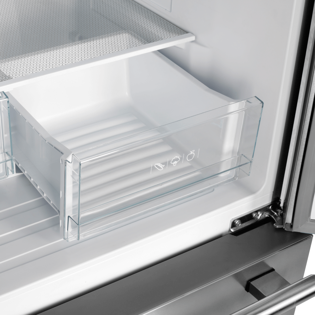 FORNO - 34-inch French Door Refrigerator with Bottom Freezer 17.5 Cu.Ft. Capacity