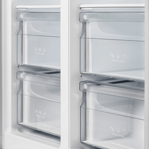 FORNO - Salerno 33″ Side-by-Side 15.6 Cu.Ft. Stainless Steel Refrigerator