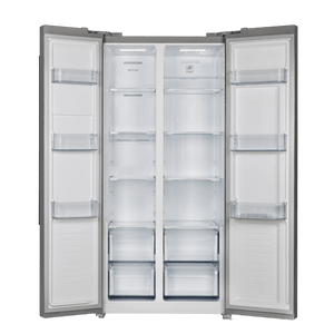 FORNO - Salerno 33″ Side-by-Side 15.6 Cu.Ft. Stainless Steel Refrigerator