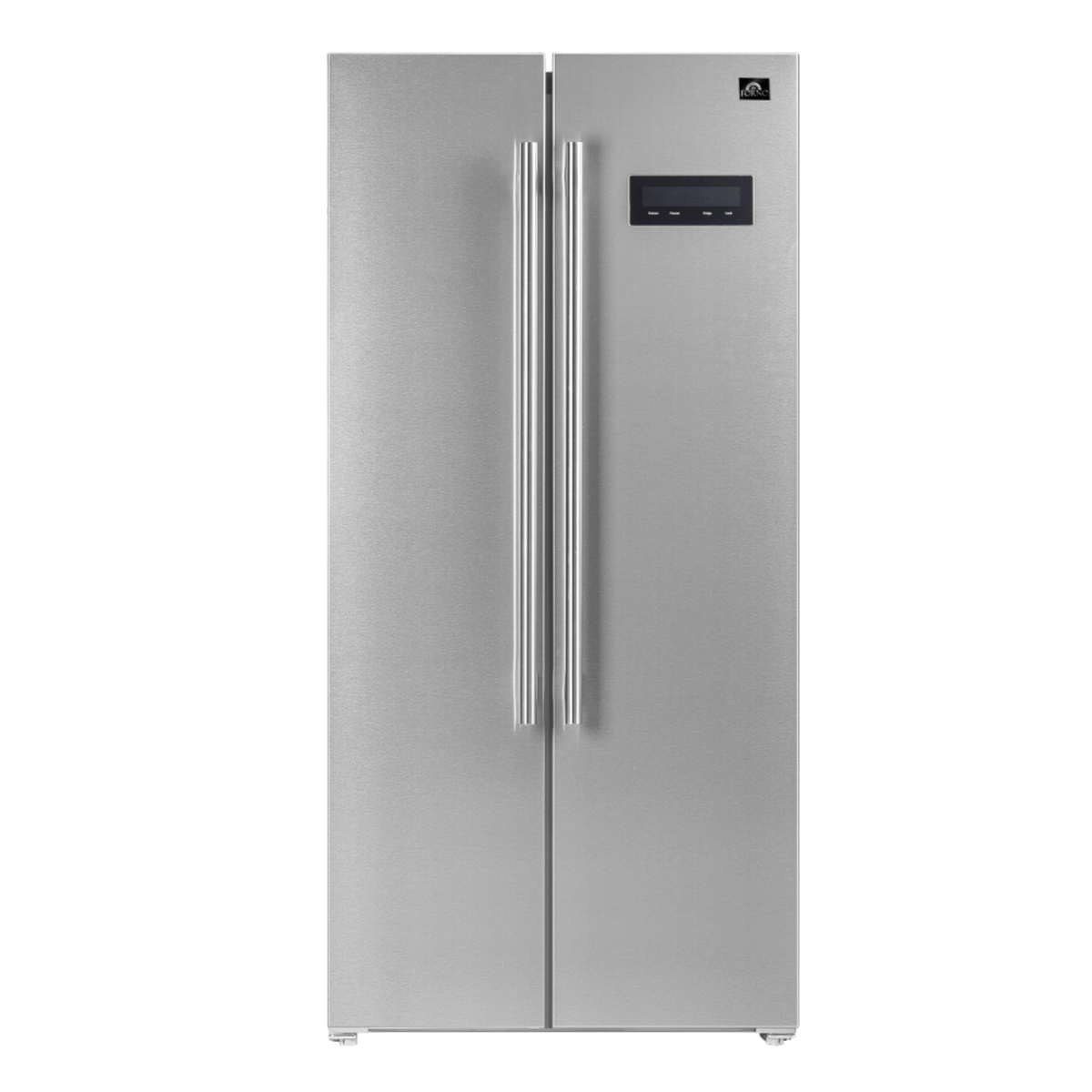 FORNO - Salerno 33″ Side-by-Side 15.6 Cu.Ft. Stainless Steel Refrigerator