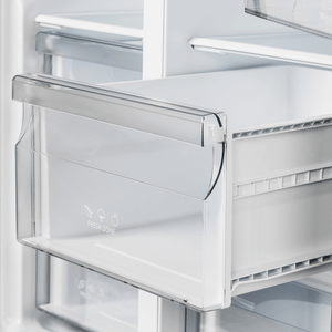 FORNO - Salerno 33″ Side-by-Side 15.6 Cu.Ft. Stainless Steel Refrigerator