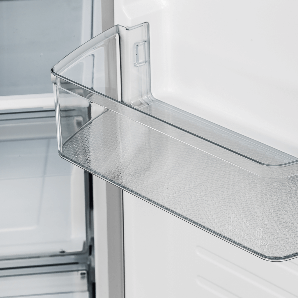 FORNO - Salerno 33″ Side-by-Side 15.6 Cu.Ft. Stainless Steel Refrigerator