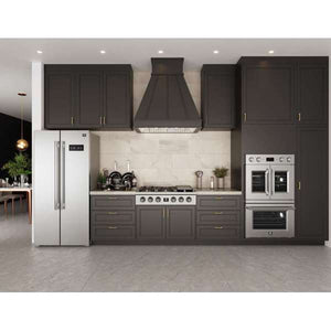 FORNO - Altilia 36-Inch Insert Range Hood, Stainless Steel, LED Lighting, Baffle Filters