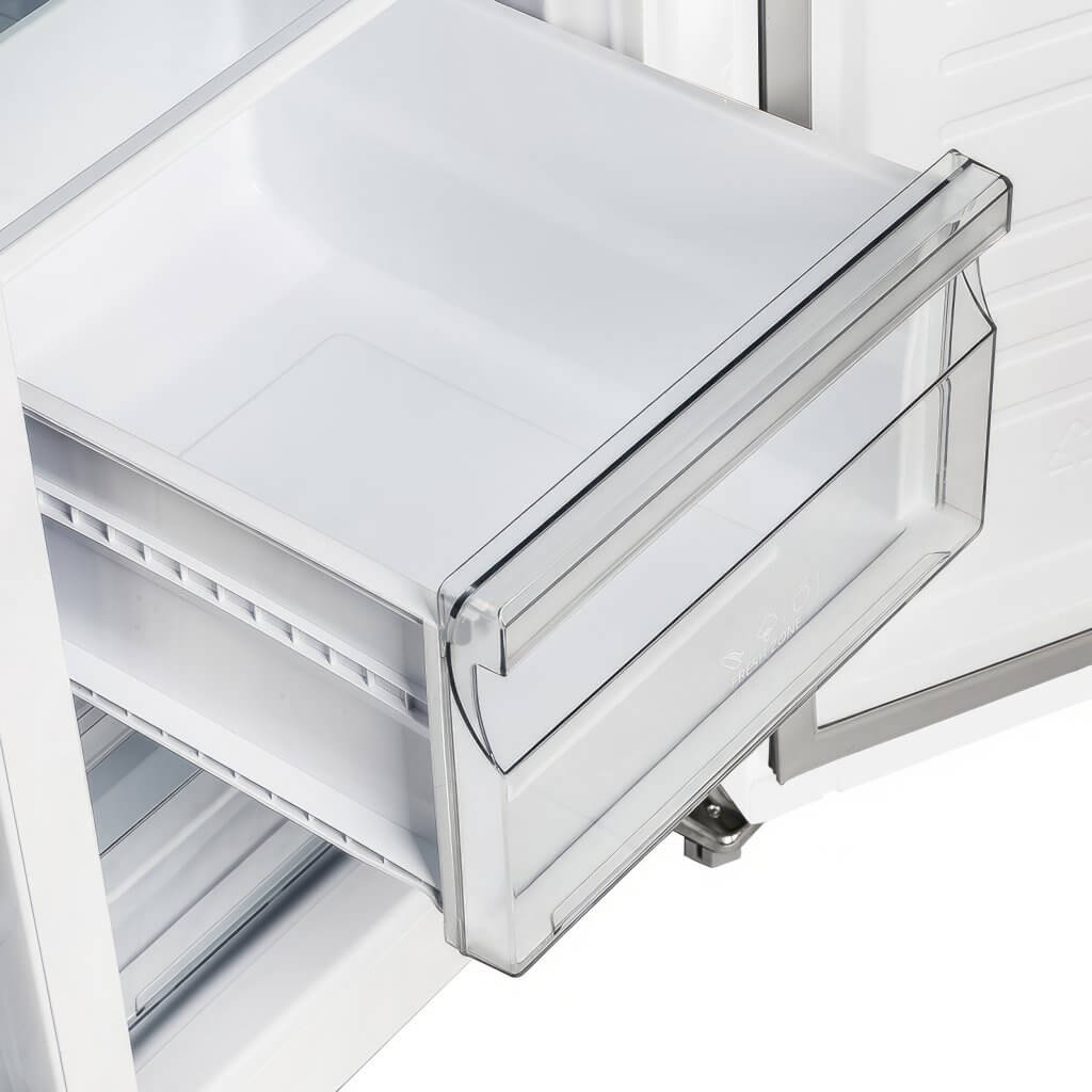 FORNO - Salerno Espresso 33-inch Side-by-Side 15.6 Cu.Ft. White Refrigerator