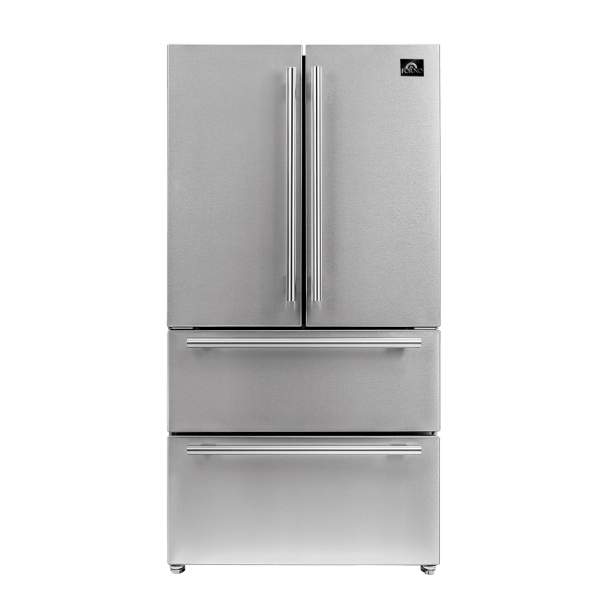 FORNO - Moena 36″ French Door 19.2 Cu.Ft. Stainless Steel Refrigerator