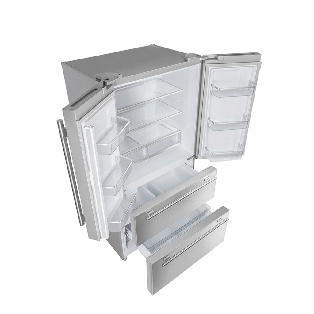 FORNO - Moena 36″ French Door 19.2 Cu.Ft. Stainless Steel Refrigerator