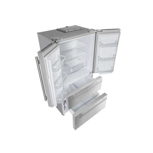 FORNO - Moena 36&quot; French Door 19.2 Cu.Ft. Stainless Steel Refrigerator