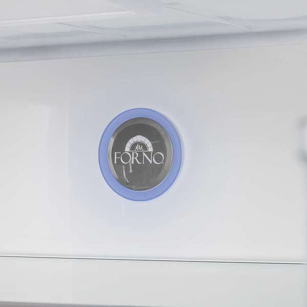 FORNO - Moena 36&quot; French Door 19.2 cu. ft Stainless Steel Refrigerator, with Modern Decorative Grill - 40&quot; Wide