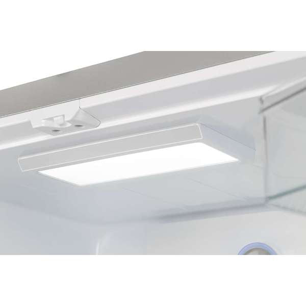 FORNO - Moena 36&quot; French Door 19.2 cu. ft Stainless Steel Refrigerator, with Modern Decorative Grill - 40&quot; Wide