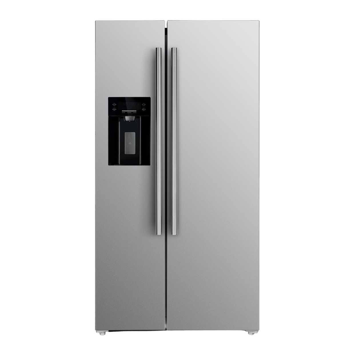 FORNO - Salerno 36″ Side by Side 20 Cu.Ft Stainless Steel Refrigerator with Ice Maker