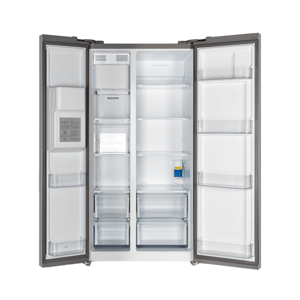 FORNO - Salerno 36″ Side by Side 20 Cu.Ft Stainless Steel Refrigerator with Ice Maker