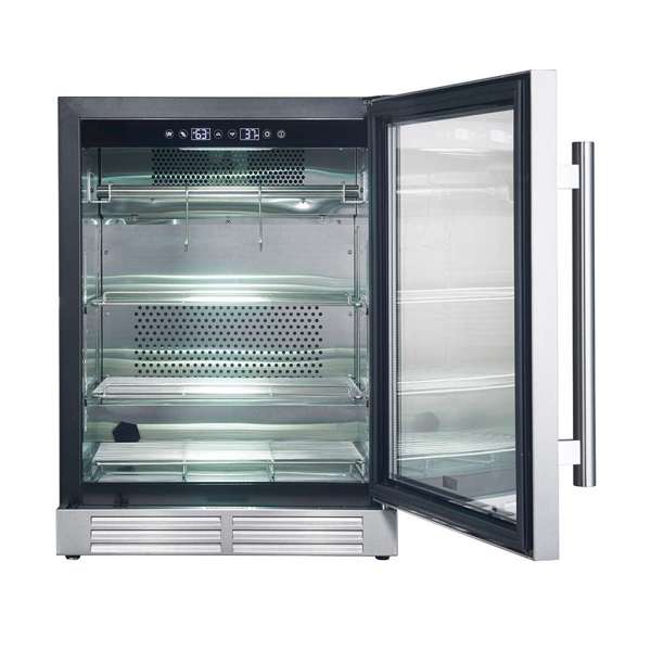 FORNO - Asciutto 24-Inch Dry Aging Cabinet, Stainless Steel 304, 4.41 cu.ft.