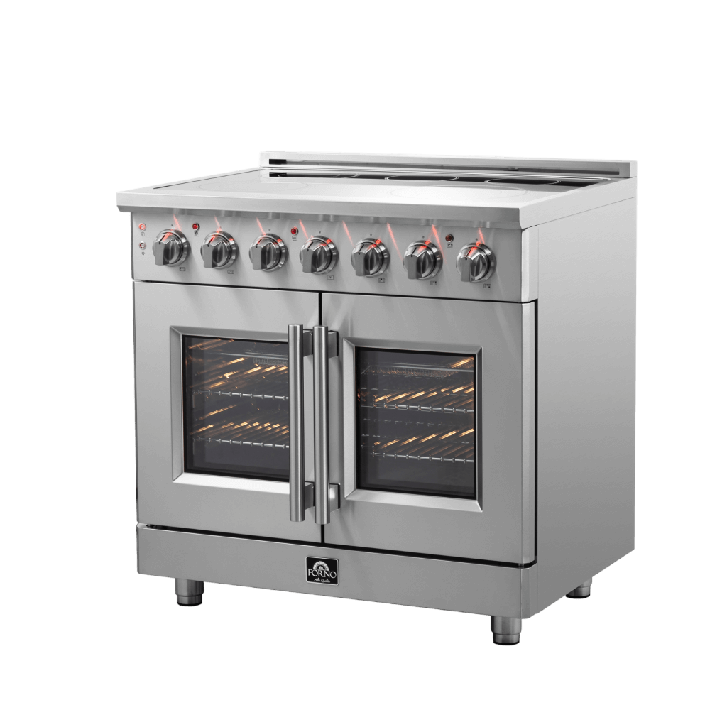 FORNO - Massimo 36&quot; Freestanding French Door Electric Range