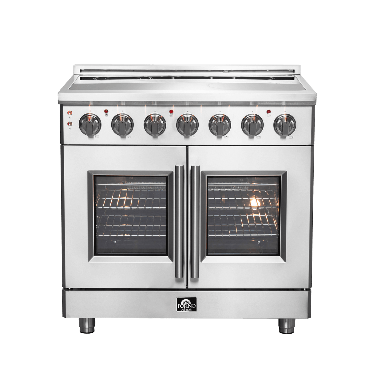 FORNO - Massimo 36&quot; Freestanding French Door Electric Range