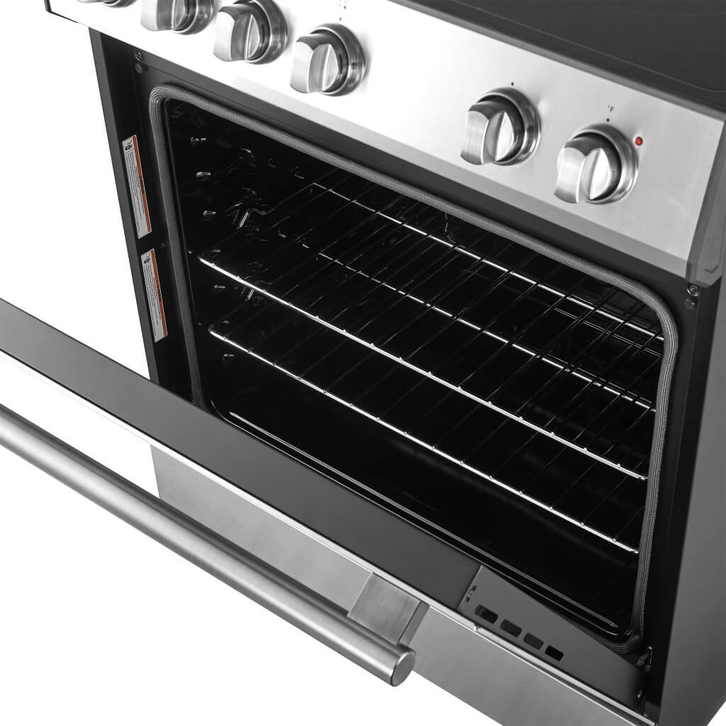 FORNO - Leonardo Espresso 30&quot; Electric Range Stainless-Steel