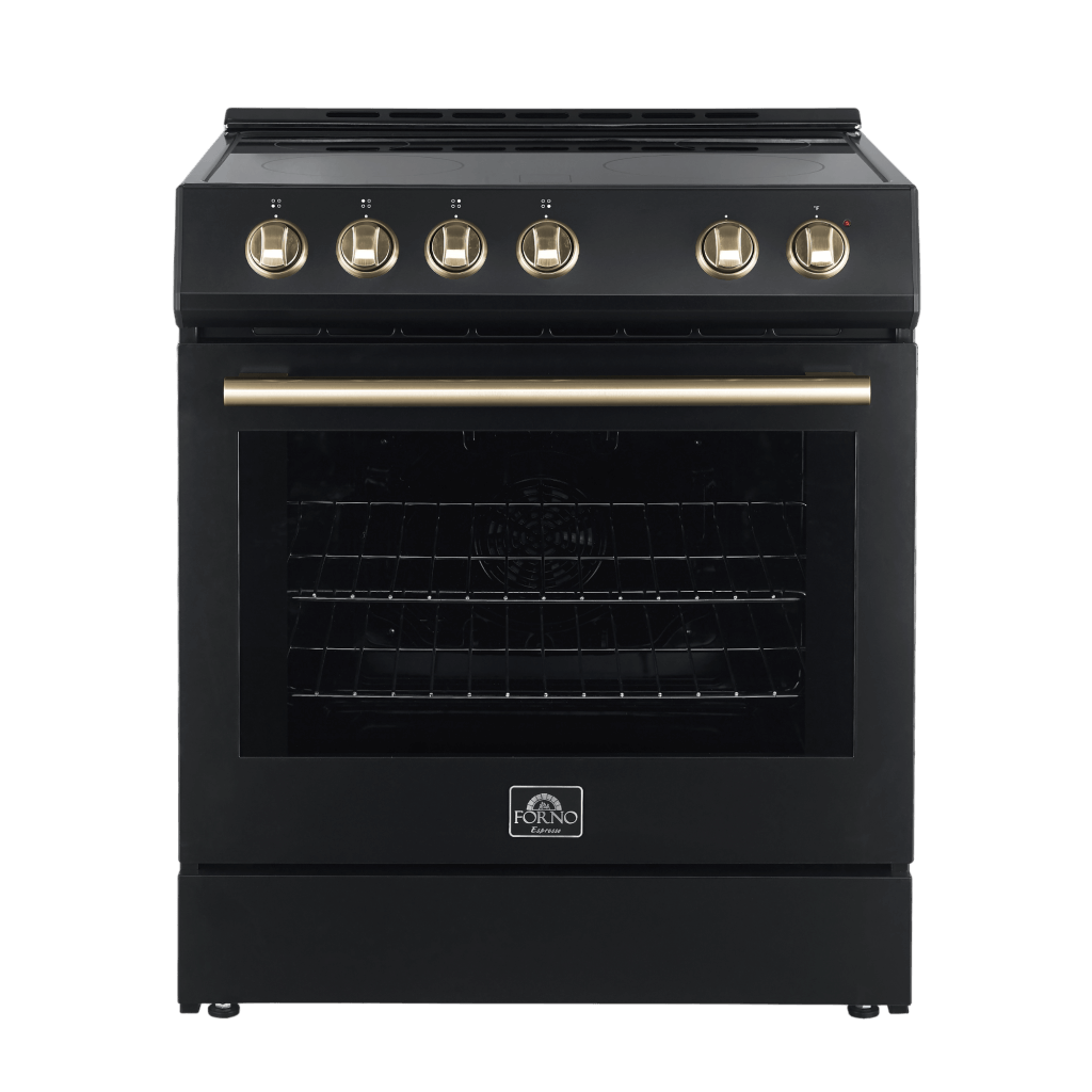 FORNO - Leonardo Espresso 30″ Electric Range Black