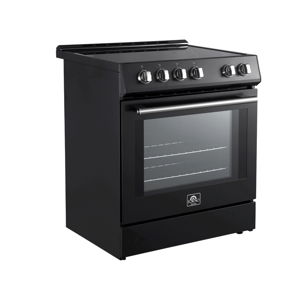 FORNO - Leonardo Espresso 30″ Electric Range Black