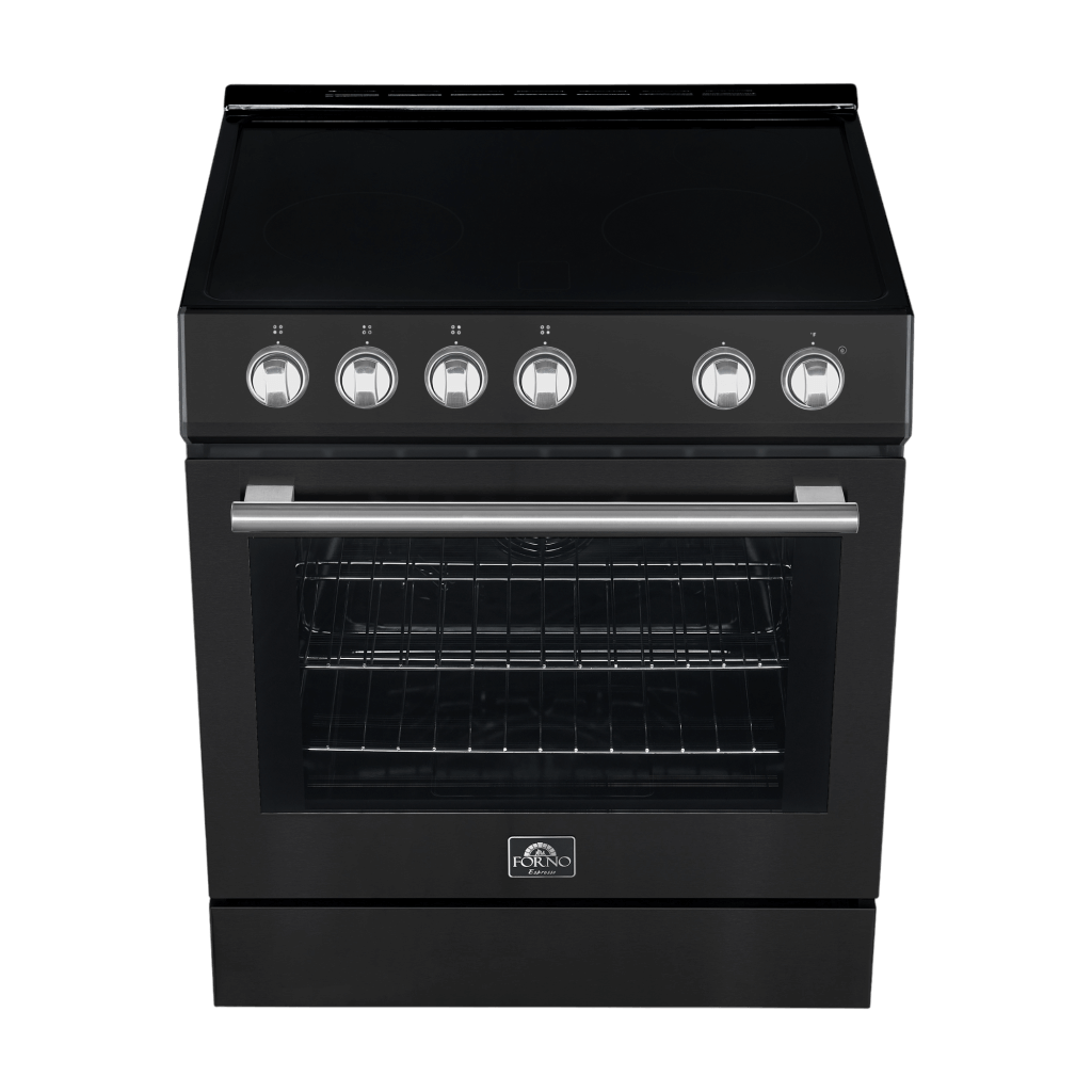 FORNO - Leonardo Espresso 30″ Electric Range Black