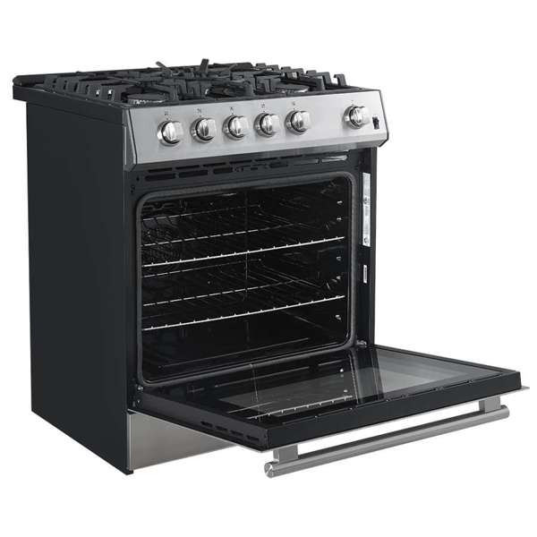 FORNO - Leonardo 30&quot; Stainless Steel Gas Range