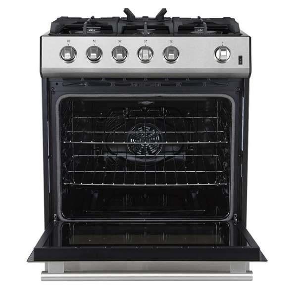 FORNO - Leonardo 30&quot; Stainless Steel Gas Range