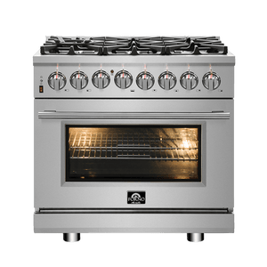 FORNO - Massimo 36″ Freestanding Dual Fuel Range