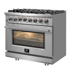FORNO - Massimo 36″ Freestanding Dual Fuel Range