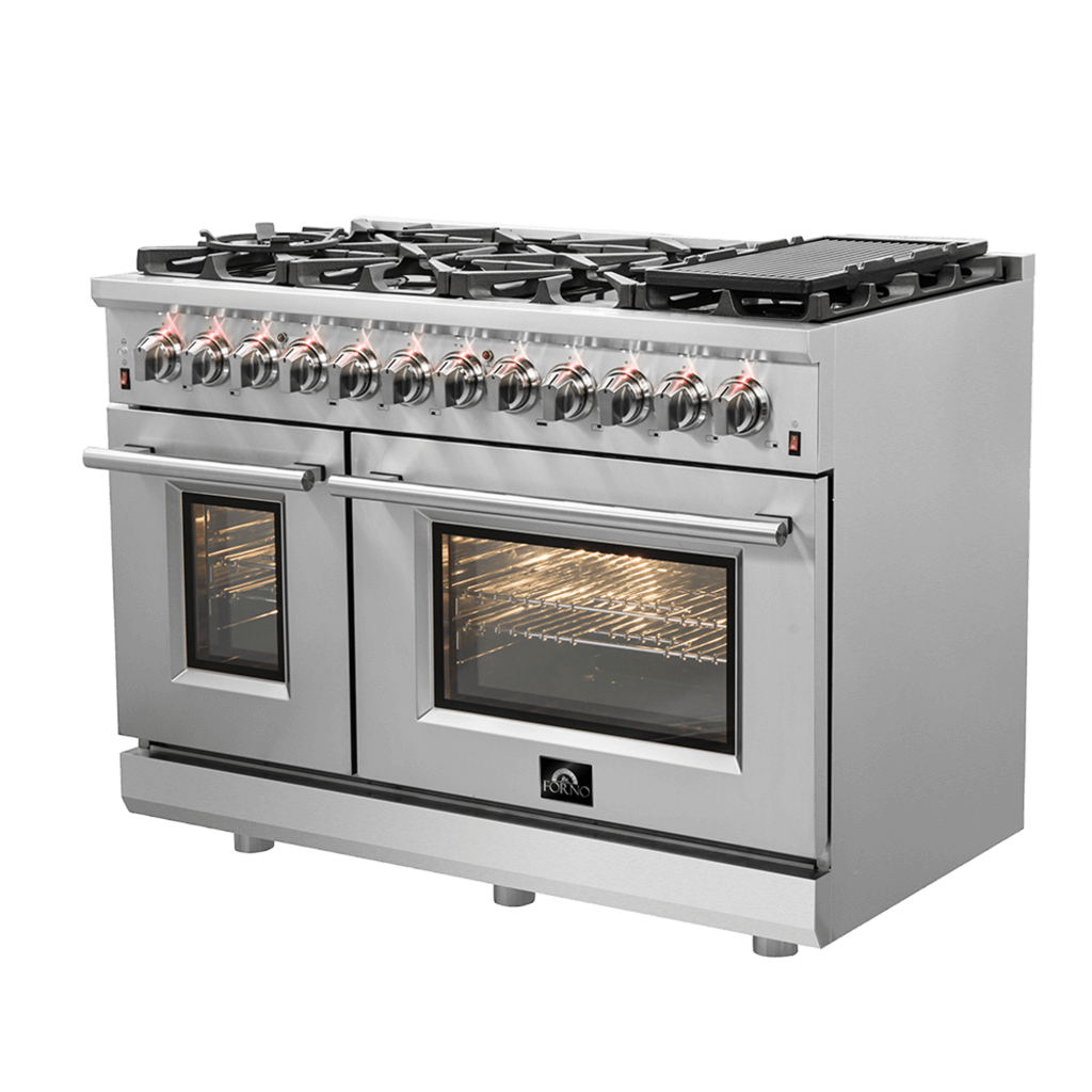 FORNO - Massimo 48″ Freestanding Dual Fuel Range