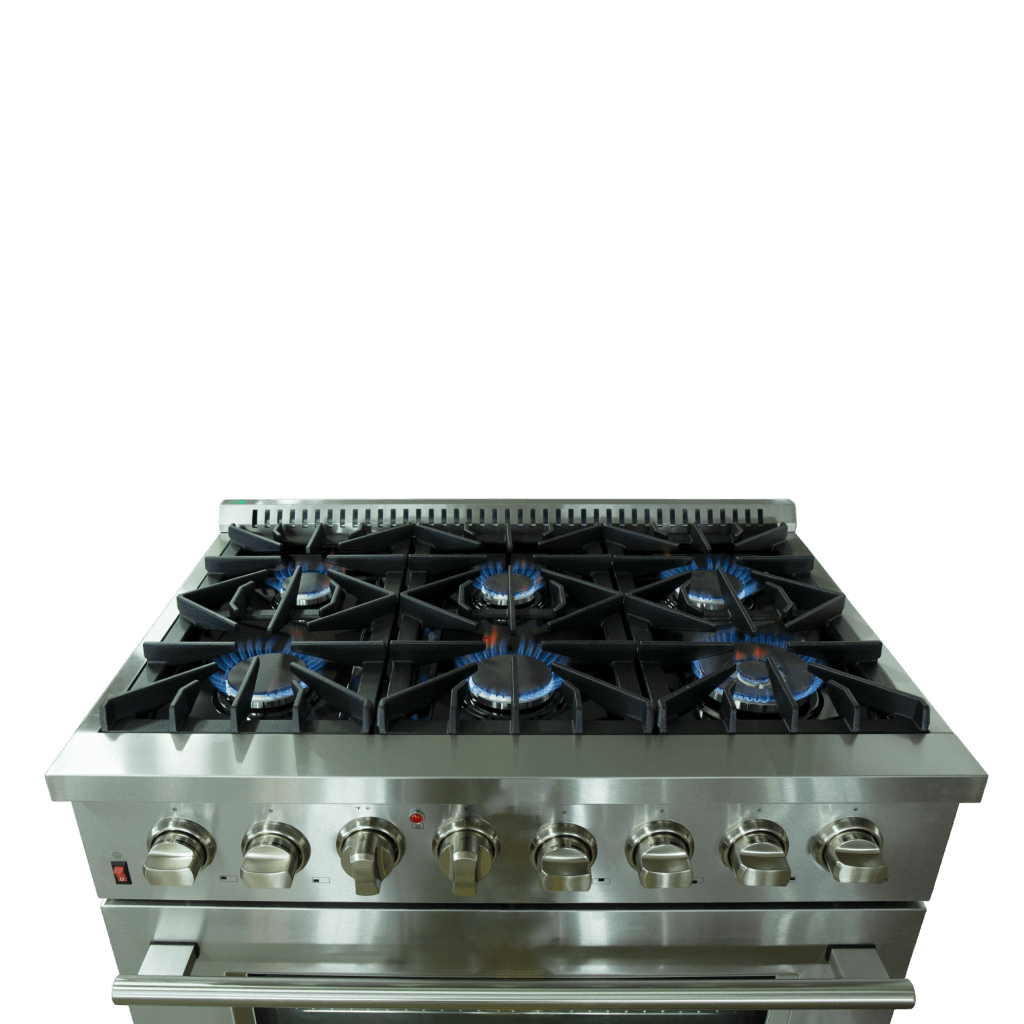 FORNO - Galiano 36″ Freestanding Dual Fuel Range