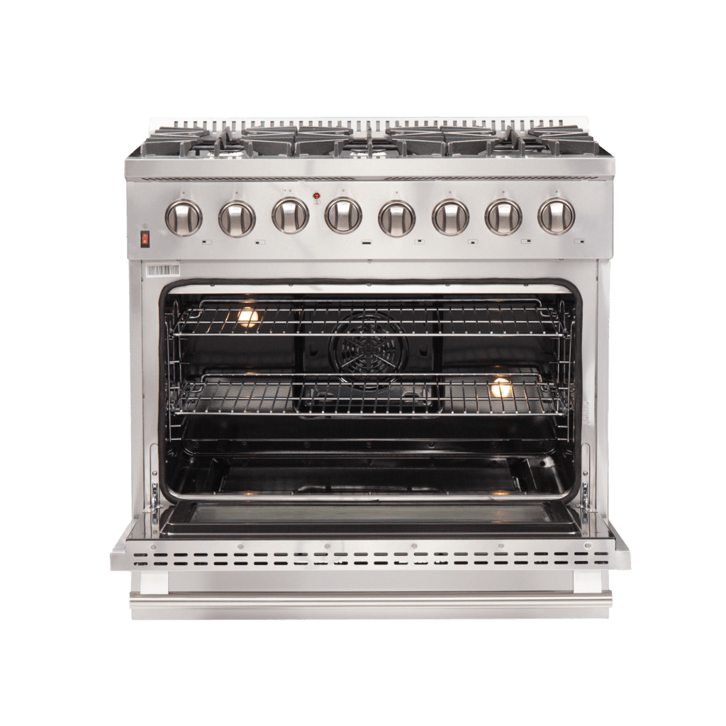 FORNO - Galiano 36″ Freestanding Dual Fuel Range