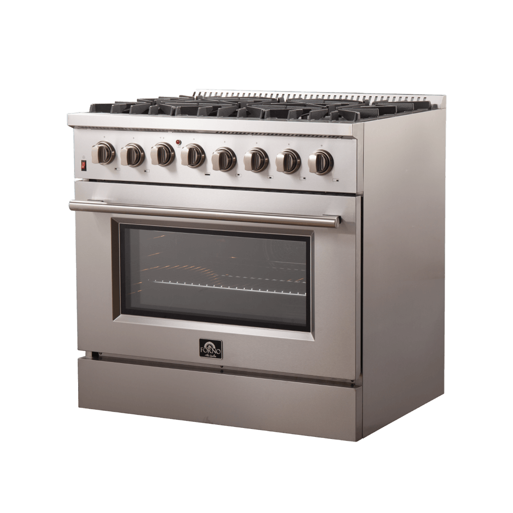 FORNO - Galiano 36″ Freestanding Dual Fuel Range