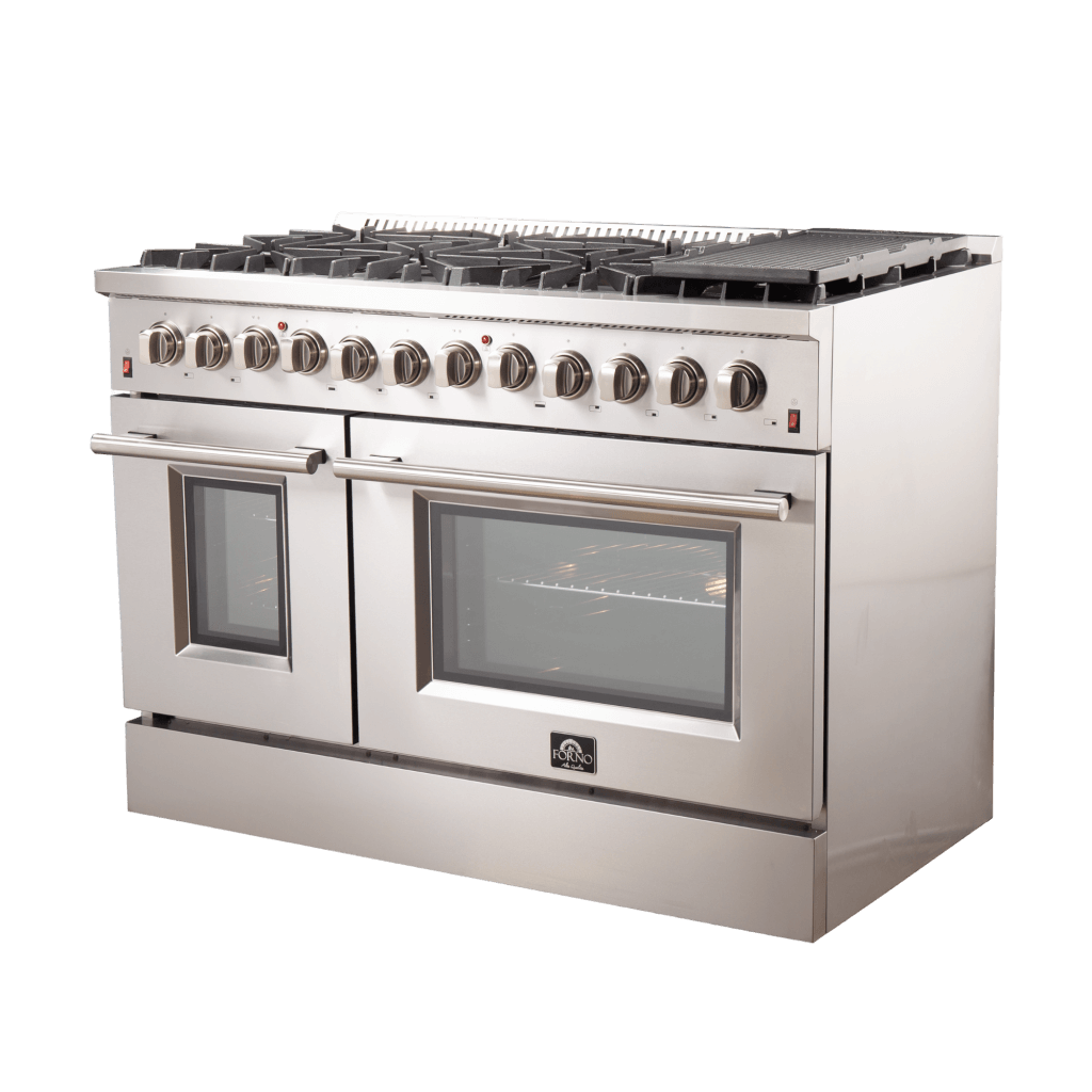 FORNO - Galiano 48″ Freestanding Dual Fuel Range