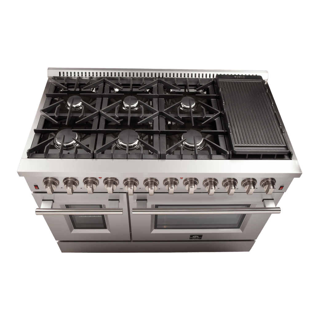 FORNO - Galiano 48″ Freestanding Dual Fuel Range
