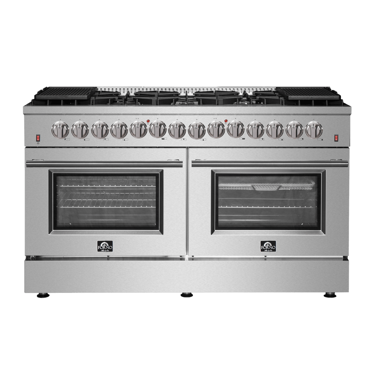 FORNO - Galiano 60″ Freestanding Dual Fuel Range
