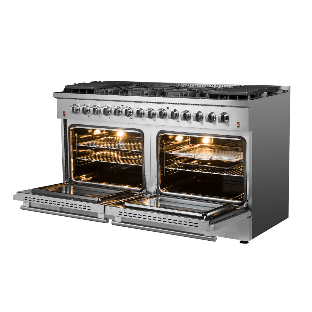FORNO - Galiano 60″ Freestanding Dual Fuel Range