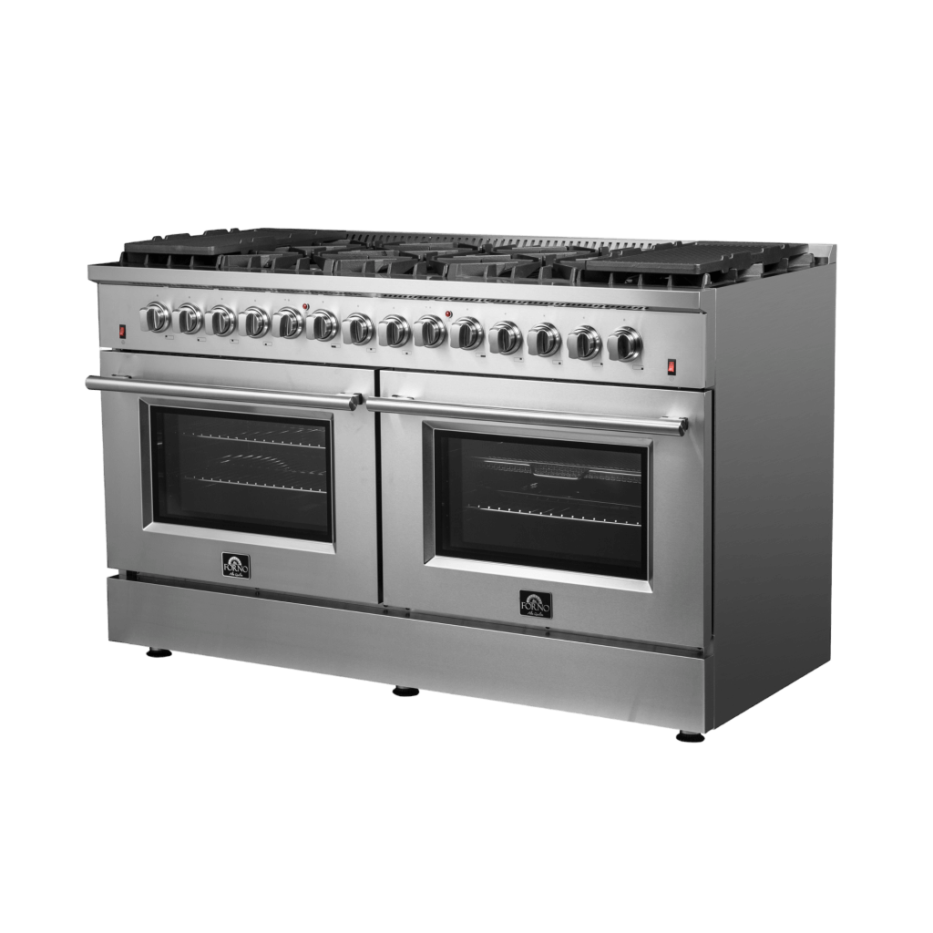 FORNO - Galiano 60″ Freestanding Dual Fuel Range
