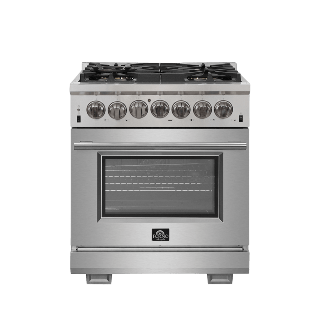 FORNO - Capriasca Titanium Professional 30&quot; Freestanding Dual Fuel Range