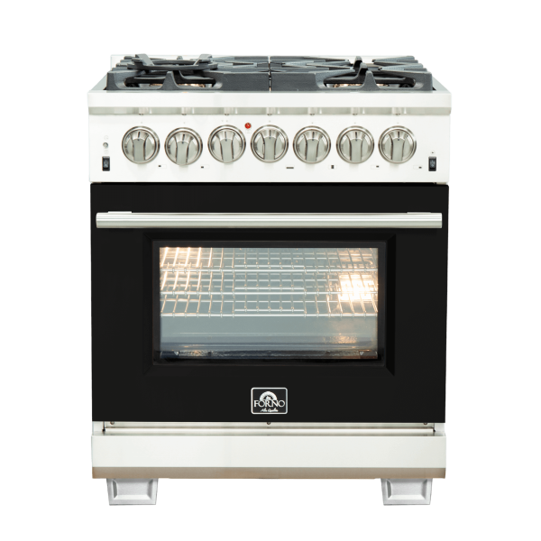 FORNO - Capriasca Titanium Professional 30&quot; Freestanding Dual Fuel Range