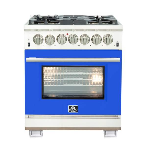 FORNO - Capriasca Titanium Professional 30&quot; Freestanding Dual Fuel Range