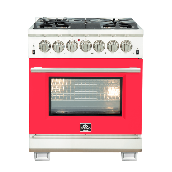 FORNO - Capriasca Titanium Professional 30&quot; Freestanding Dual Fuel Range