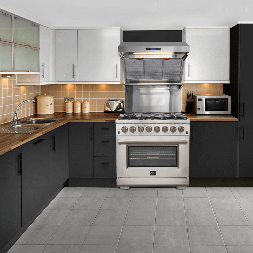 FORNO - Capriasca 36&quot; Freestanding Dual Fuel Range