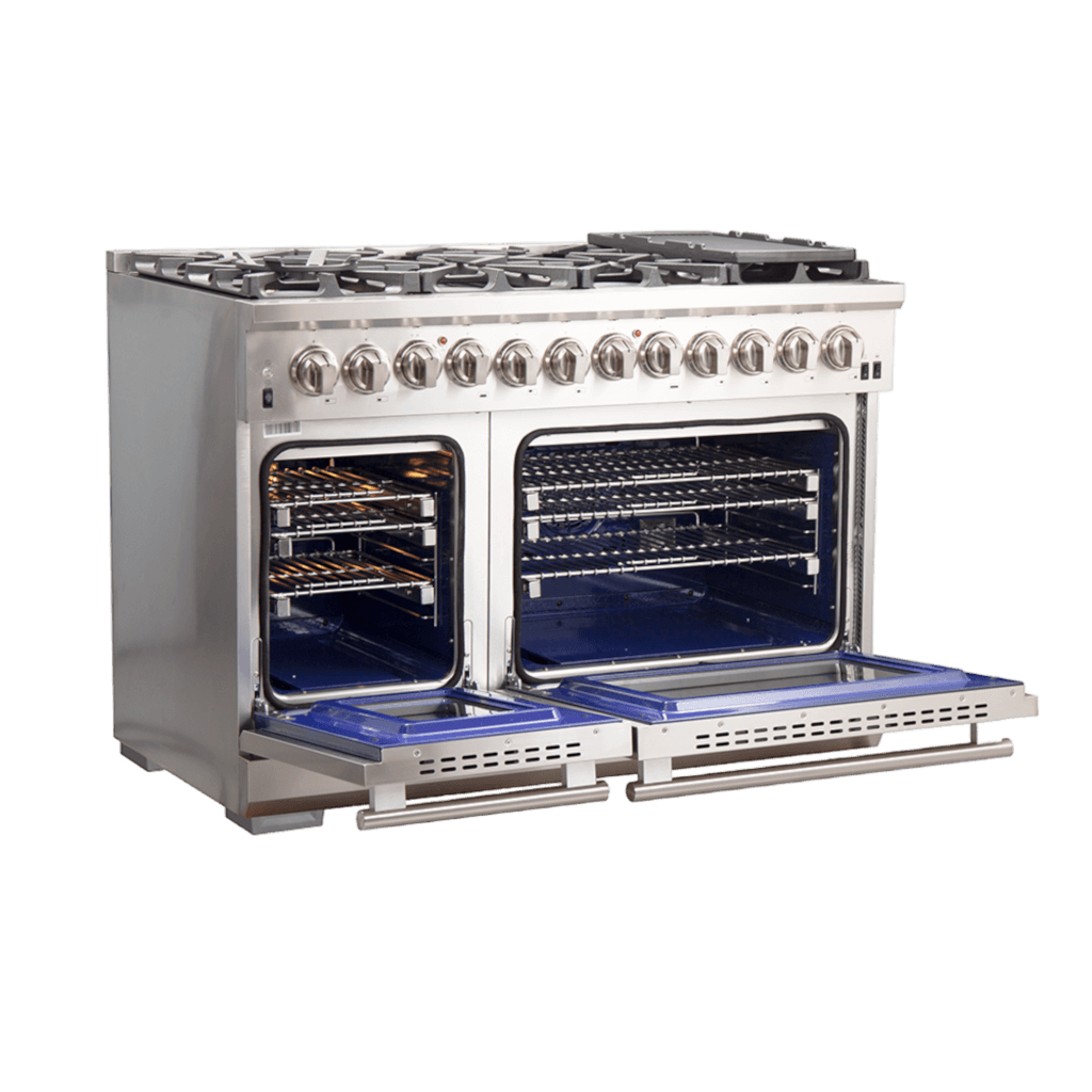 FORNO - Capriasca 48″ Freestanding Dual Fuel Range