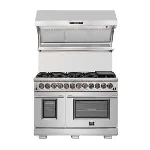 FORNO - Capriasca 48″ Freestanding Dual Fuel Range