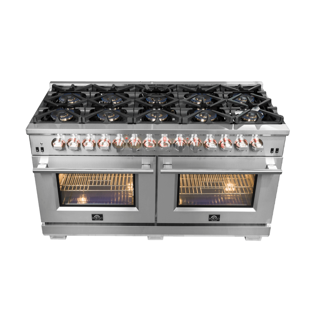 FORNO - Capriasca 60″ Freestanding Dual Fuel Range
