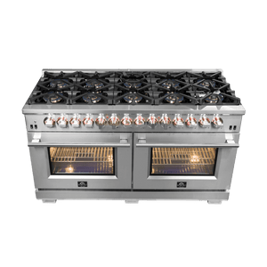 FORNO - Capriasca 60″ Freestanding Dual Fuel Range